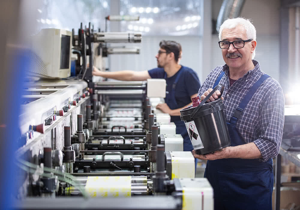 Printing Press Worker